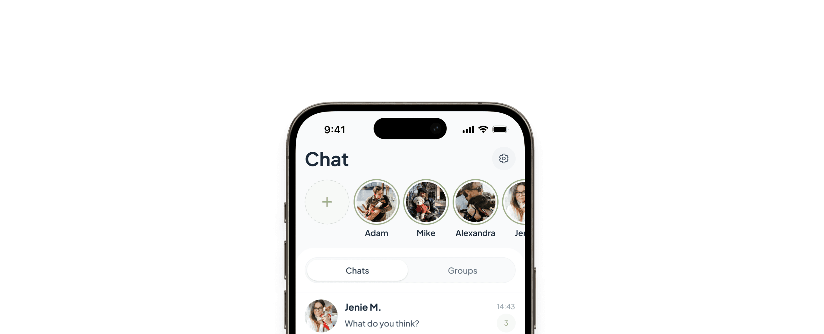 GoFetch Chat screen
