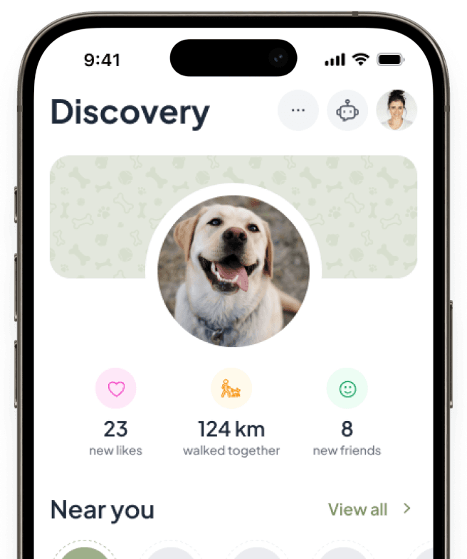 GoFetch Discovery screen